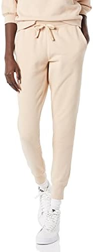 Amazon Essentials Women's Fleece Jogger Sweatpant (Available in Plus Size), Beige, 5X