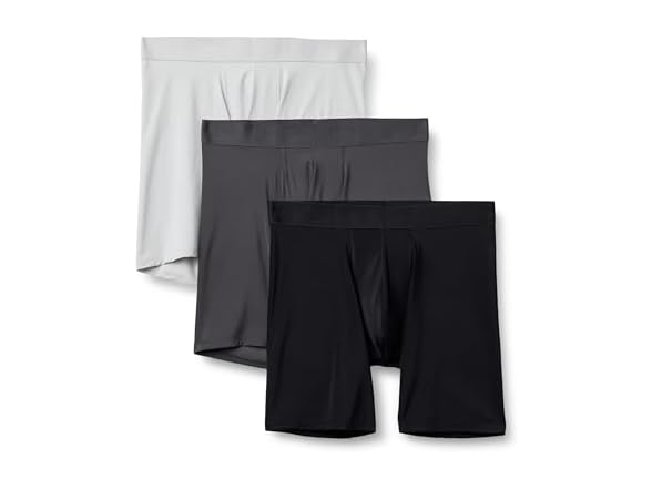 Microfiber Boxer Shorts Underwear, Pack of 3