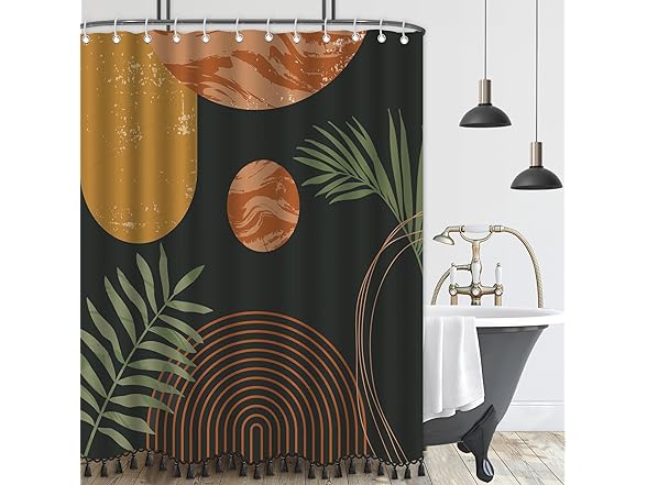 Leaf Shower Curtain Set 72"x72"