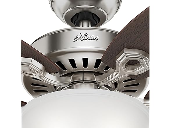 52" Hunter Fan w/Cased White Glass Light Kit