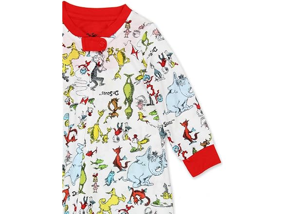Dr. Seuss Women (18 MOS) Grinch Cat Hat Pajamas