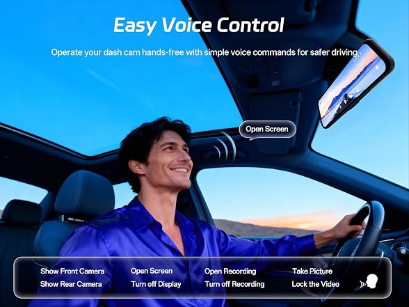 Pelsee P12 Pro 4K Mirror Dash Cam