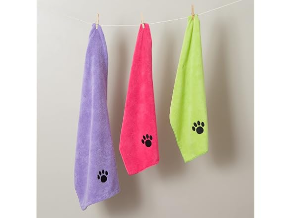 Bone Dry Pet Grooming Microfiber Towel, X-Large, Lavender