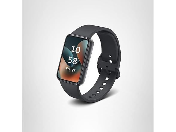 SAMSUNG Galaxy FIT 3 [2024] 1.6" AMOLED Display | 14 Days Battery Life | 100+ Watchfaces | 100+ Exercise Modes | International Model - (Gray) (Open Box)