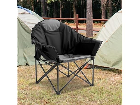 Suptinwear Oversized Moon Saucer Chair 500LBS