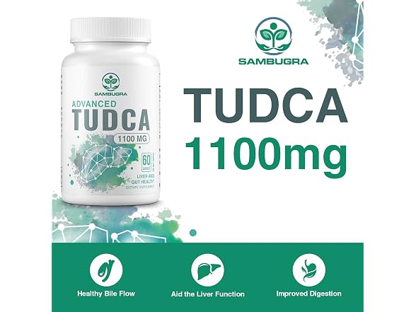 Sambugra TUDCA Liver Supplements 1100mg