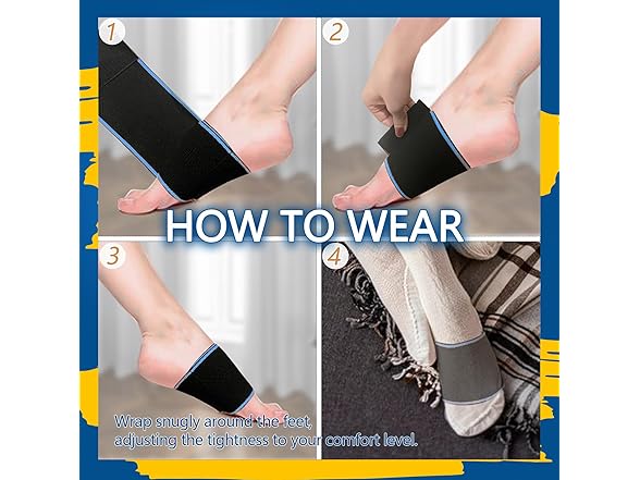 Wikups 2 Pcs Arch Support Braces