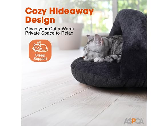 ASPCA Slipper Cave Bed for Cats & Small Pets