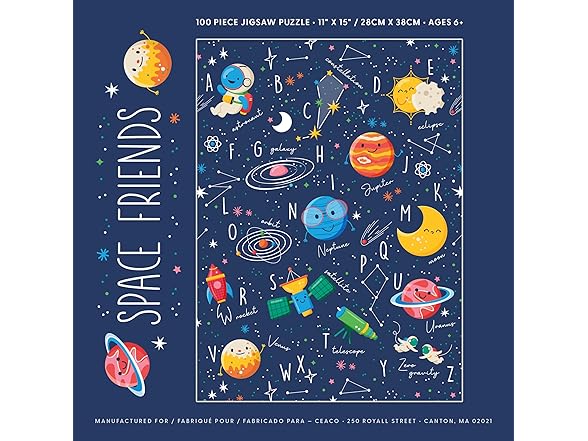 Ceaco- Space Friends 100Pc Jigsaw Puzzle