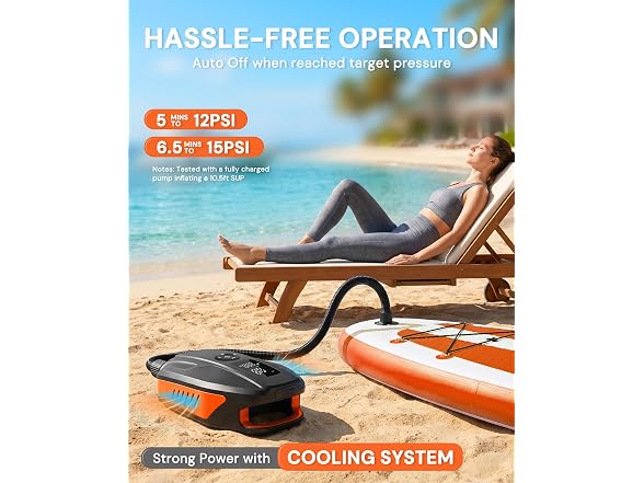 Paddle Board Electric Pump, 18000mAh