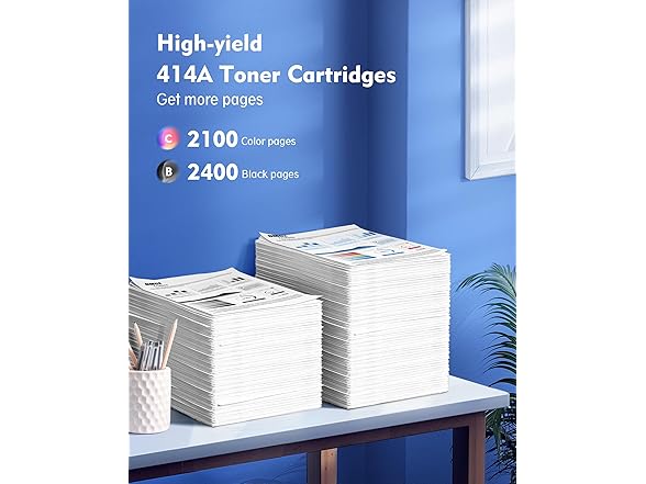 HP 414A Toner Cartridges 4 Pack