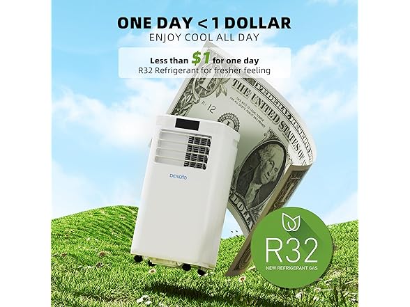 DENBIG 10,000 BTU Portable Air Conditioner- 350 SqFt