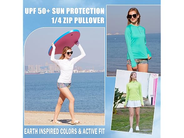 SG Edge Women's Teal 1/4 Zip L/S