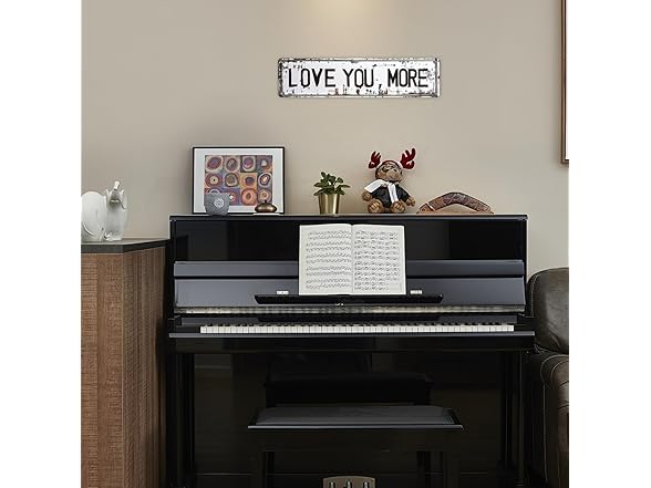 RINEENOM Love You Bye/More Vintage Sign