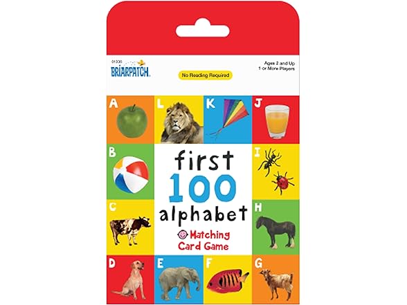 Briarpatch, First 100 Alphabet Matching Card Game