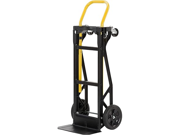 Harper Trucks Convertible Nylon Hand Truck w/ Stair Glides, 300lb Dolly & 400lb Cart Limit