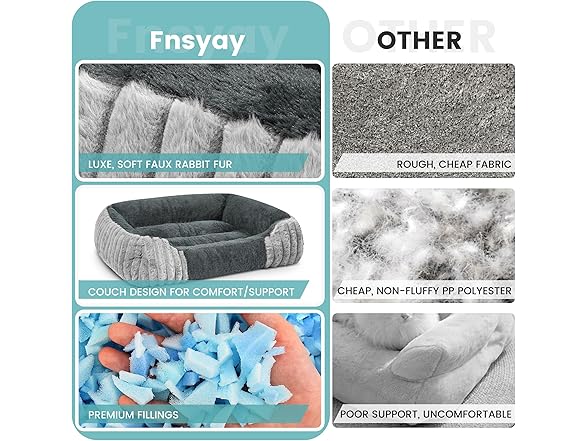 Fnsyay W1428 dog bed- XL