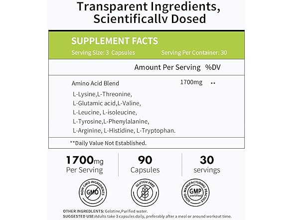 Vicwell Amino Acid (90 Capsules)