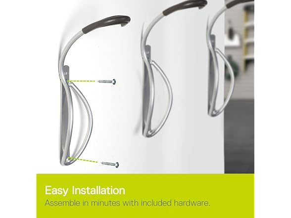 Delta RS4007C Single Bike Wall Mount Silver