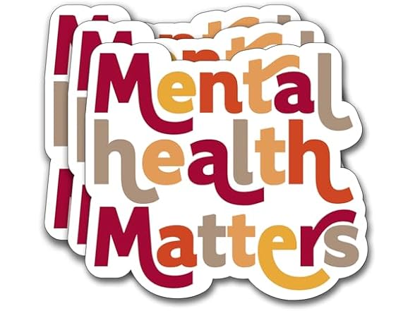 CATRACOS (3Pcs) Mental Health Matters Sticker