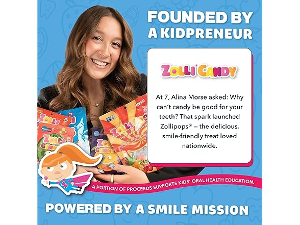 Zollipops Clean Teeth Lollipops - AntiCavity