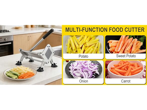 Stainless Steel Fry Cutter 1/2" & 3/8"