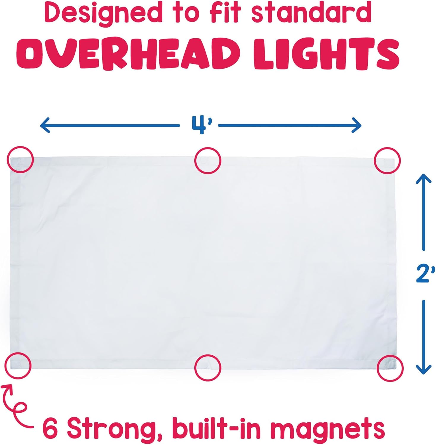 Educational Insights Whisper White 4Pk Light Covers - Gallery 9