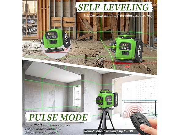 16 Line 4x360 Laser Level Kit w/ Case