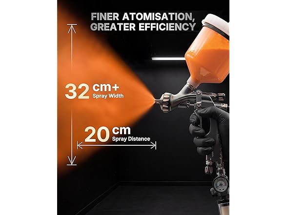 TILSWALL Pinto GT HVLP Spray Gun Kit Gray