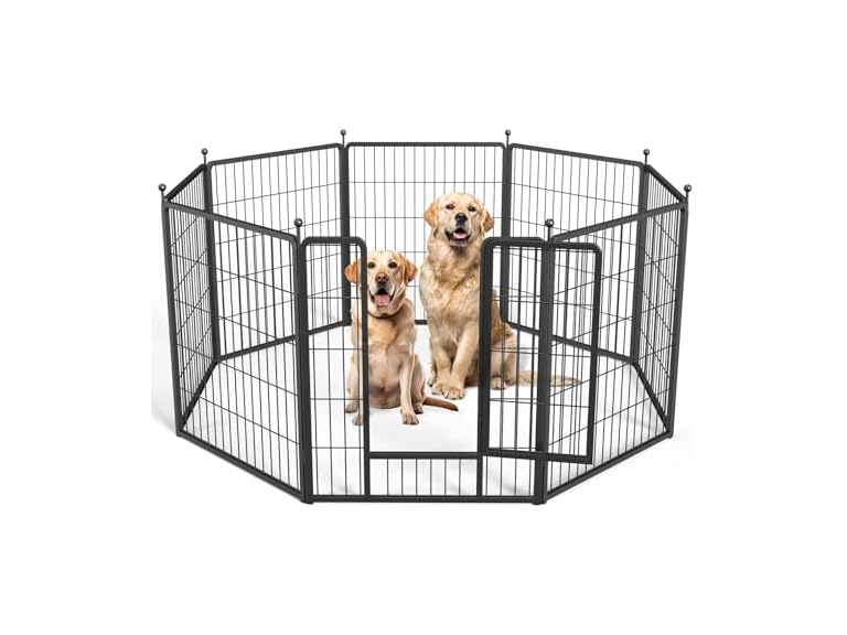 Simple Deluxe Dog Playpen Indoor Outdoor, 24" H, 8 Panels - Gallery 18