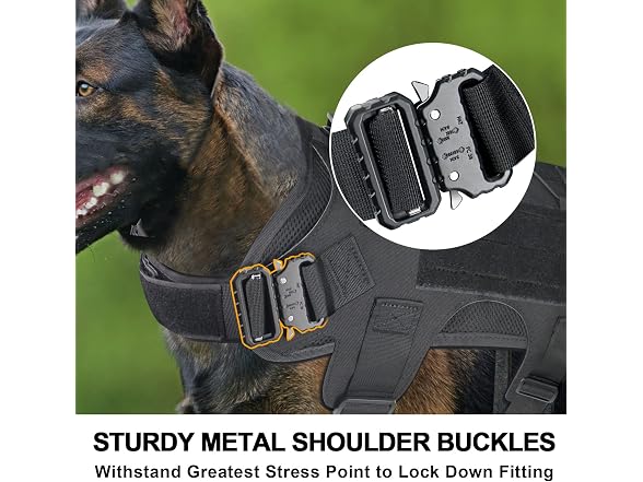 AIWAI Tactical Dog Harness for Medium Large D