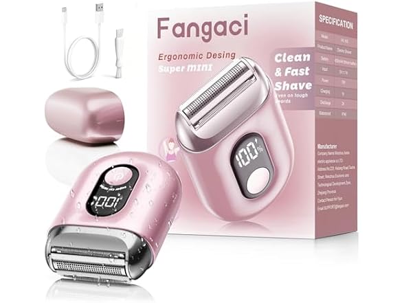Fangaci Cordless Electric Razor
