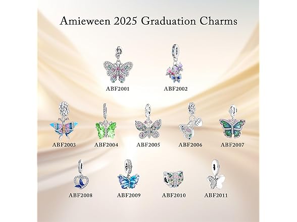Amieween Butterfly Charms S925