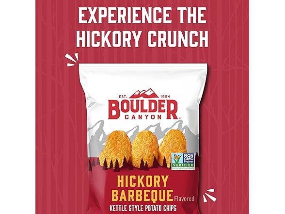 18CT Boulder Canyon Avocado Oil Potato Chips Variety