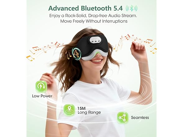 Voice Control Bluetooth Sleep Mask