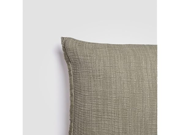 Crane Home Zen Sage Fringe Euro Sham Set