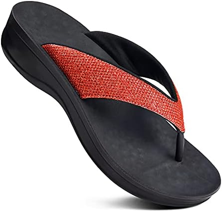 Aerothotic Sparkle Original Platform Women's Shoes Red Size 6