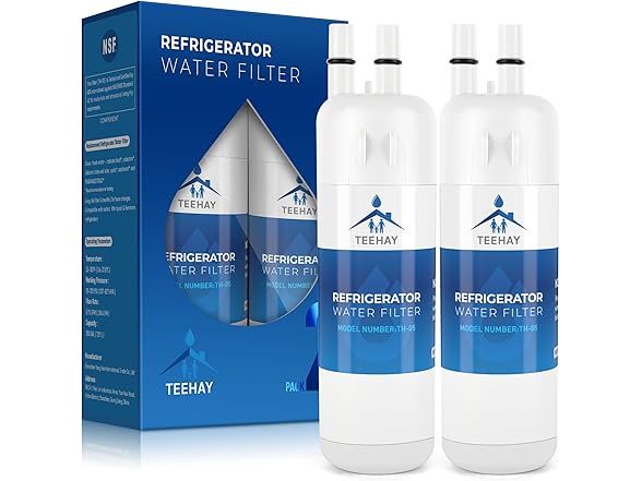 TEEHAY Water Filter 2-Pack