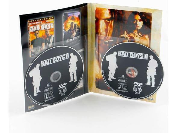 Djois 3L Fr 10280 50 x Double DVD Cases Clear