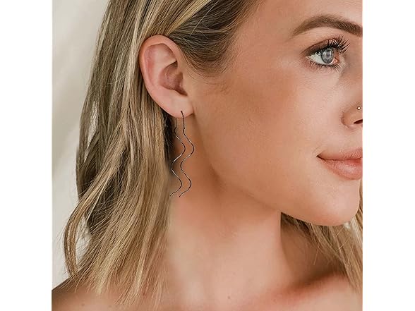 Spiral Threader Earrings 2STYLE-4PAIRS