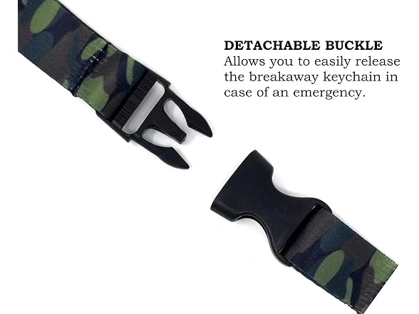 Vinylcation Camo Lanyard Keychain and
