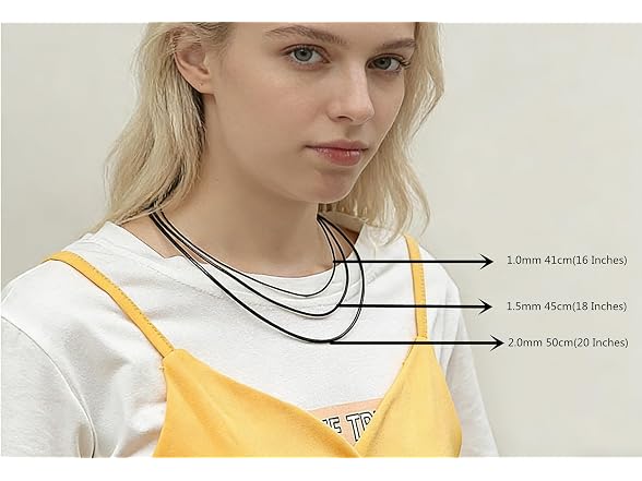Glory Qin Black Wax Wire Leather Cord Chain
