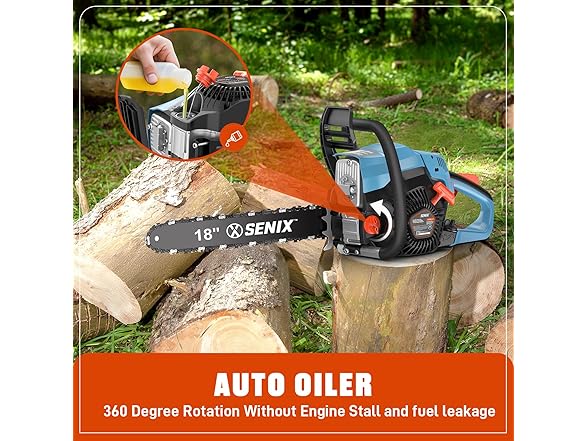 4-Cycle 18" Gas Chainsaw