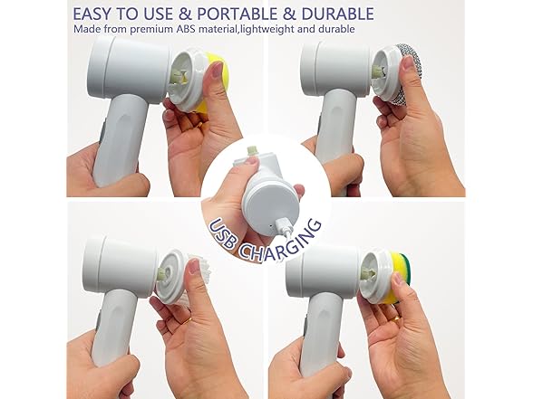 HFLYJPYW AAP-Tool-347 Electric Spin Scrubber