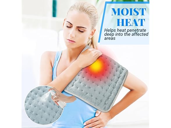 Jubeoyey Electric Heating Pad for Back