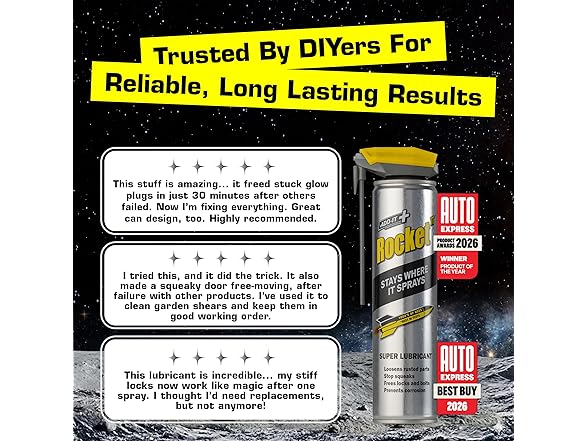 Rocket TT Multi-Purpose Lubricant Spray, 20 Fl Oz