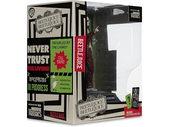 McFarlane Toys Movie Maniacs - 6in Posed Beetlejuice Fi