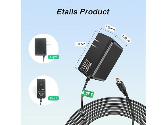 XZGm Power Cord Replacement for Alexa Echo Dot