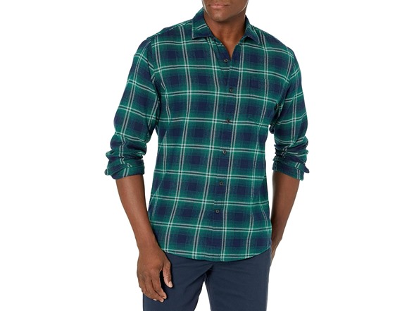 Green Navy Ombre Plaid
