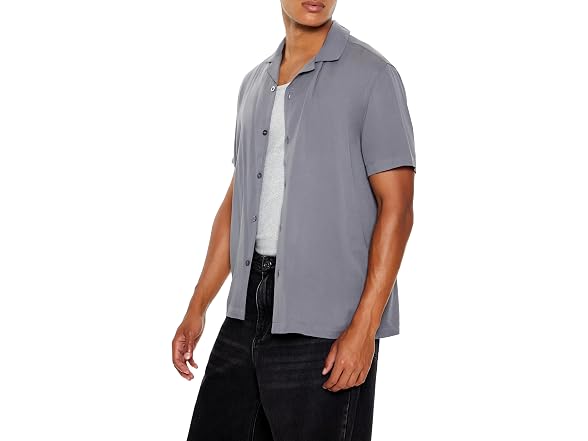 Forever 21 Men (XXL) Rayon Shirt Brown